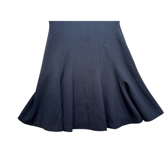 Ann Taylor LOFT Petite Dress OP Black Cap Sleeve A-Line Short Sleeve - Picture 7 of 8